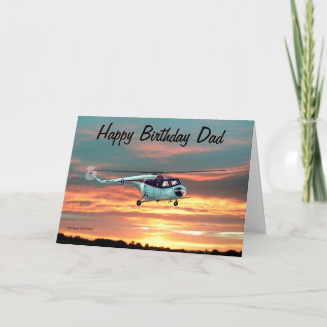 Tarjeta Feliz cumpleaños papá (Anverso)