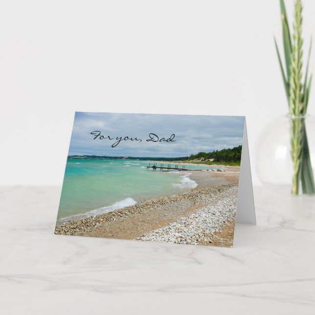 Tarjeta Feliz cumpleaños, papá (Anverso)