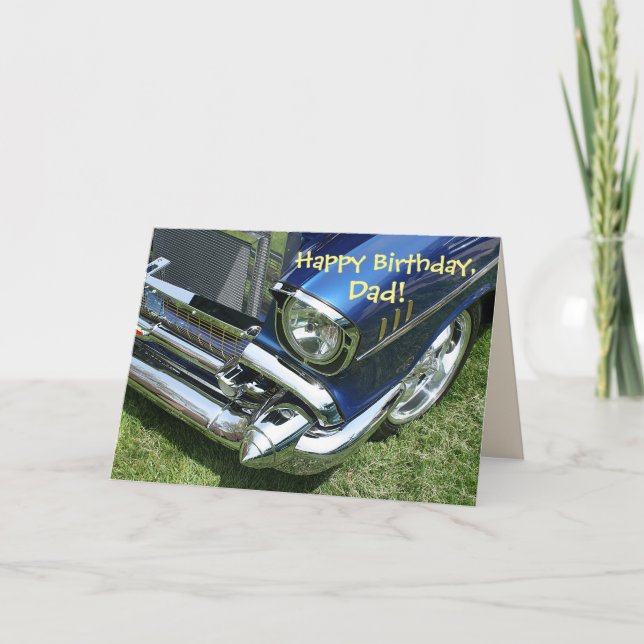 Tarjeta "Feliz cumpleaños, papá" (Anverso)