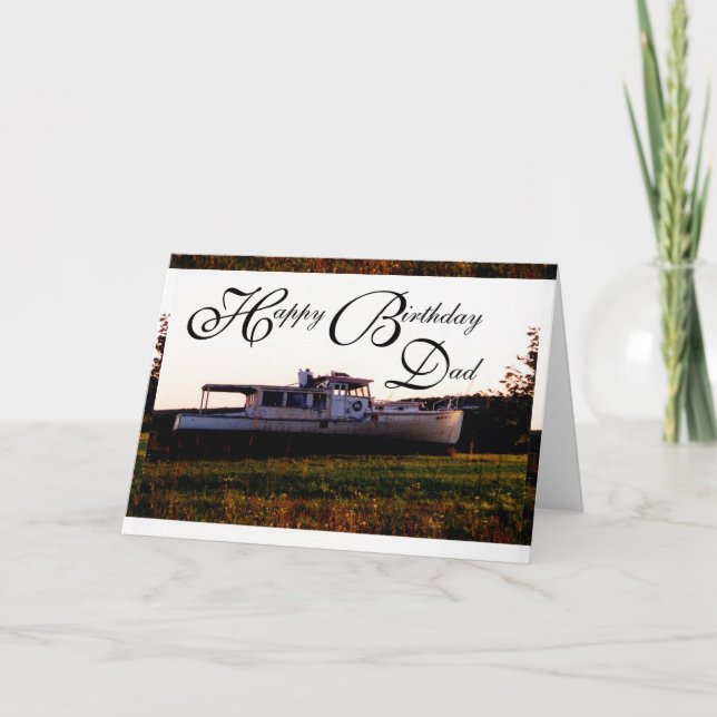 Tarjeta Feliz cumpleaños papá (Anverso)