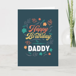 Tarjeta Feliz cumpleaños papá