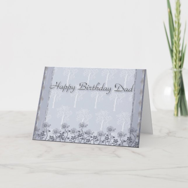 Tarjeta Feliz cumpleaños papá (Anverso)