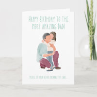 Feliz cumpleaños, papá, con un giro sorpresa