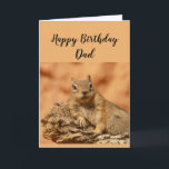 Tarjeta Feliz cumpleaños papá padre Funny Squirrel Relax<br><div class="desc">Tarjeta divertida para tu padre,  que trabaja duro,  que les recuerda que se relajen con un lindo y relajante animal adorable. Dentro de Verse: y sabes que en tu cumpleaños se supone que debes relajarte y relajarte,  ¿verdad?</div>