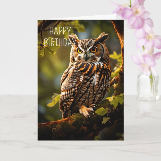 Tarjeta ¡Feliz cumpleaños! para cualquiera que le guste el (Orquídea)