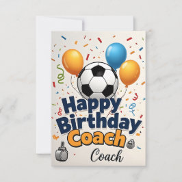 Tarjeta Feliz Cumpleaños Para Entrenador