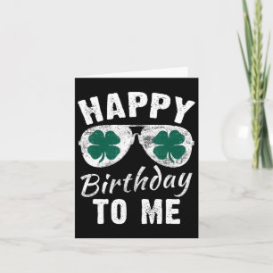 Tarjeta Feliz cumpleaños para mí, Día de San Patricio 2024