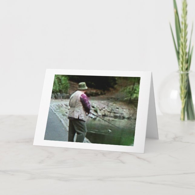 TARJETA FELIZ CUMPLEAÑOS PARA MI PESCADOR FAVORITO (Anverso)
