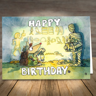 Tarjeta Feliz cumpleaños para nerds de la historia de Nico