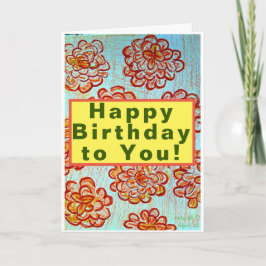 Tarjeta Feliz cumpleaños para ti