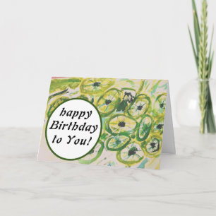 Tarjeta ¡Feliz cumpleaños para ti!