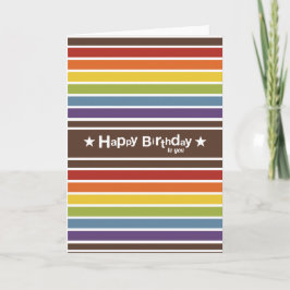 Tarjeta Feliz cumpleaños para ti