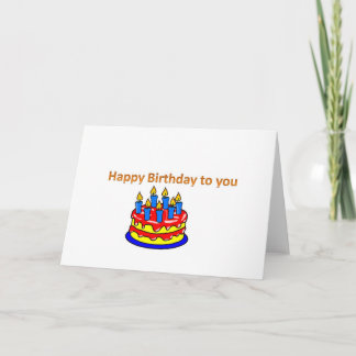 Tarjeta Feliz cumpleaños para ti