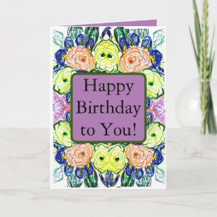 Tarjeta ¡Feliz cumpleaños para ti!
