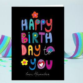 Tarjeta Feliz Cumpleaños Para Tu Personalizado