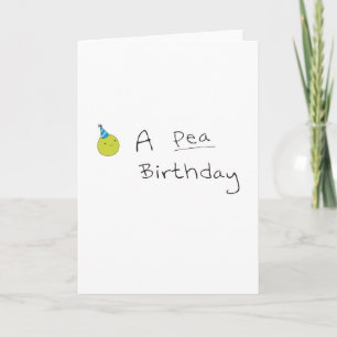 Tarjeta Feliz cumpleaños - Pea