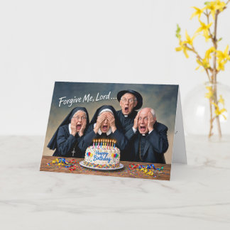 Tarjeta Feliz Cumpleaños, Perdóname Señor