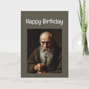 Tarjeta Feliz cumpleaños, permanezca joven sonriendo
