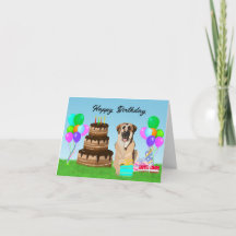 Feliz cumpleaños perro pastor de Anatolia en cumpl
