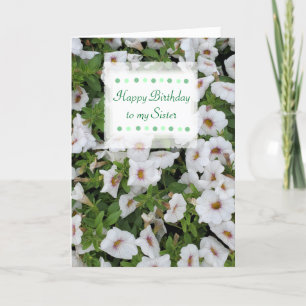 Tarjeta Feliz cumpleaños Personalizado Bonito Flores de ta