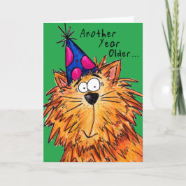 Tarjeta Feliz cumpleaños Personalizado Cat Crazy Cat Lady
