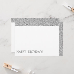 Tarjeta Feliz cumpleaños, Personalizado de lujo moderno Pu