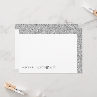 Tarjeta Feliz cumpleaños, Personalizado de lujo moderno Pu