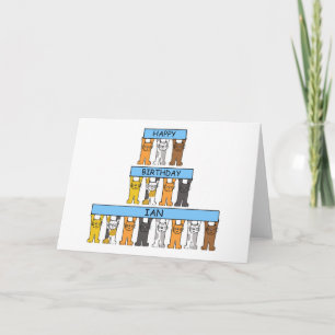 Tarjeta Feliz cumpleaños, Personalizados gatos