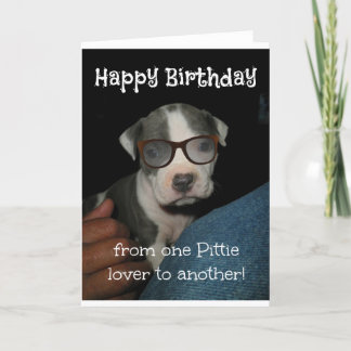 Tarjeta Feliz cumpleaños Pittie