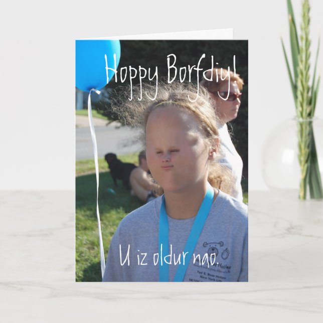 Tarjeta Feliz cumpleaños por Fronk (Anverso)