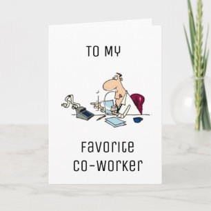 TARJETA FELIZ CUMPLEAÑOS PORQUE "CUENTAS" AL COTRABAJADOR 