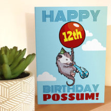 ¡Feliz cumpleaños, Possum! Añadir un Opossum de la