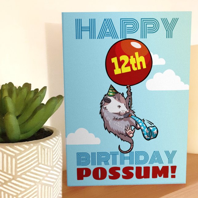 Tarjeta ¡Feliz cumpleaños, Possum! Añadir un Opossum de la (Subido por el creador)