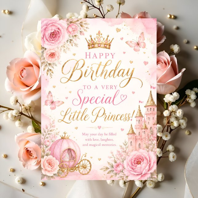 Tarjeta Feliz Cumpleaños Princesita (Subido por el creador)