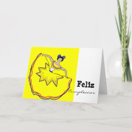Tarjeta Feliz Cumpleaños - Que Cumplas Muchos Más