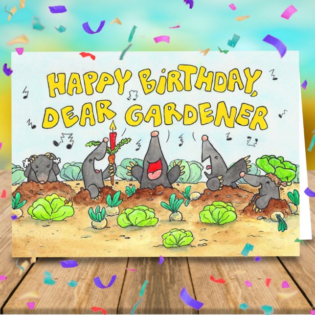 Tarjeta Feliz Cumpleaños, Querido Jardinero (Subido por el creador)