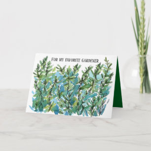 Tarjeta Feliz Cumpleaños Querido Jardinero Romero