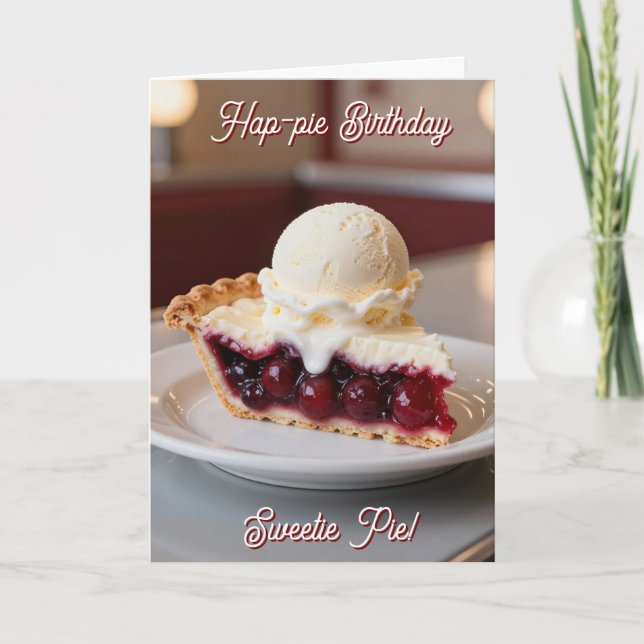 Tarjeta ¡Feliz Cumpleaños Querido Pastelito! (Anverso)