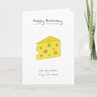 Feliz Cumpleaños - Queso