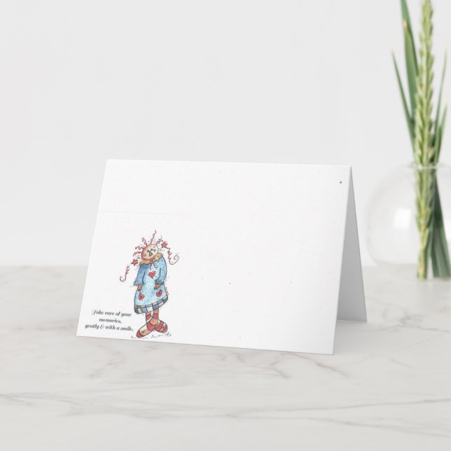 Tarjeta Feliz cumpleaños - ¡Recuerdos dulces! (Anverso)