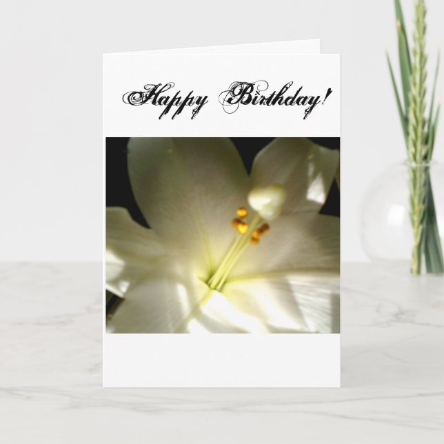Tarjeta Feliz cumpleaños religioso (Anverso)