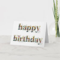 Feliz Cumpleaños Rocios de Flores Silvestres