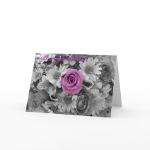 Feliz cumpleaños - Rosa rosa