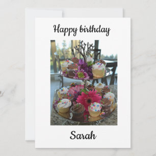 Tarjeta Feliz cumpleaños Sarah