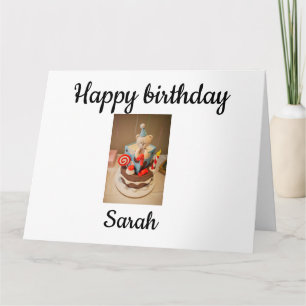 Tarjeta Feliz cumpleaños Sarah