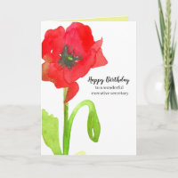 Feliz cumpleaños, Secretario Ejecutivo, Flor de am