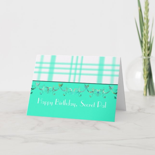 Tarjeta Feliz cumpleaños secreto Pal (Anverso)