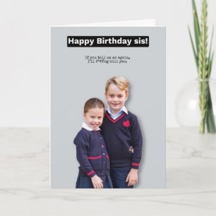 Tarjeta ¡Feliz cumpleaños, Sis!