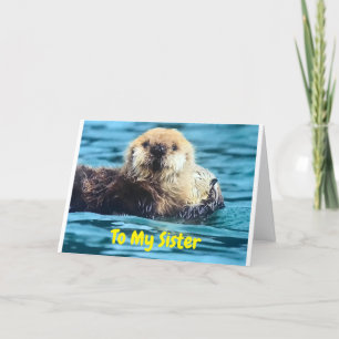 TARJETA FELIZ CUMPLEAÑOS **SIS** DICE UNA CUTA OTRA