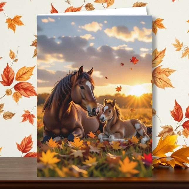 Tarjeta Feliz Cumpleaños Sobrina | Tema de Caballo (Subido por el creador)